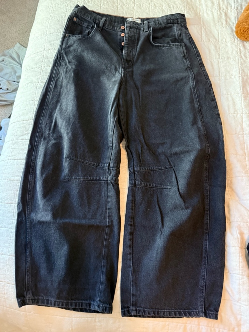 Free People Barrel Jeans